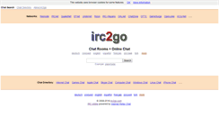 Desktop Screenshot of irc2go.com