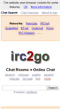 Mobile Screenshot of irc2go.com
